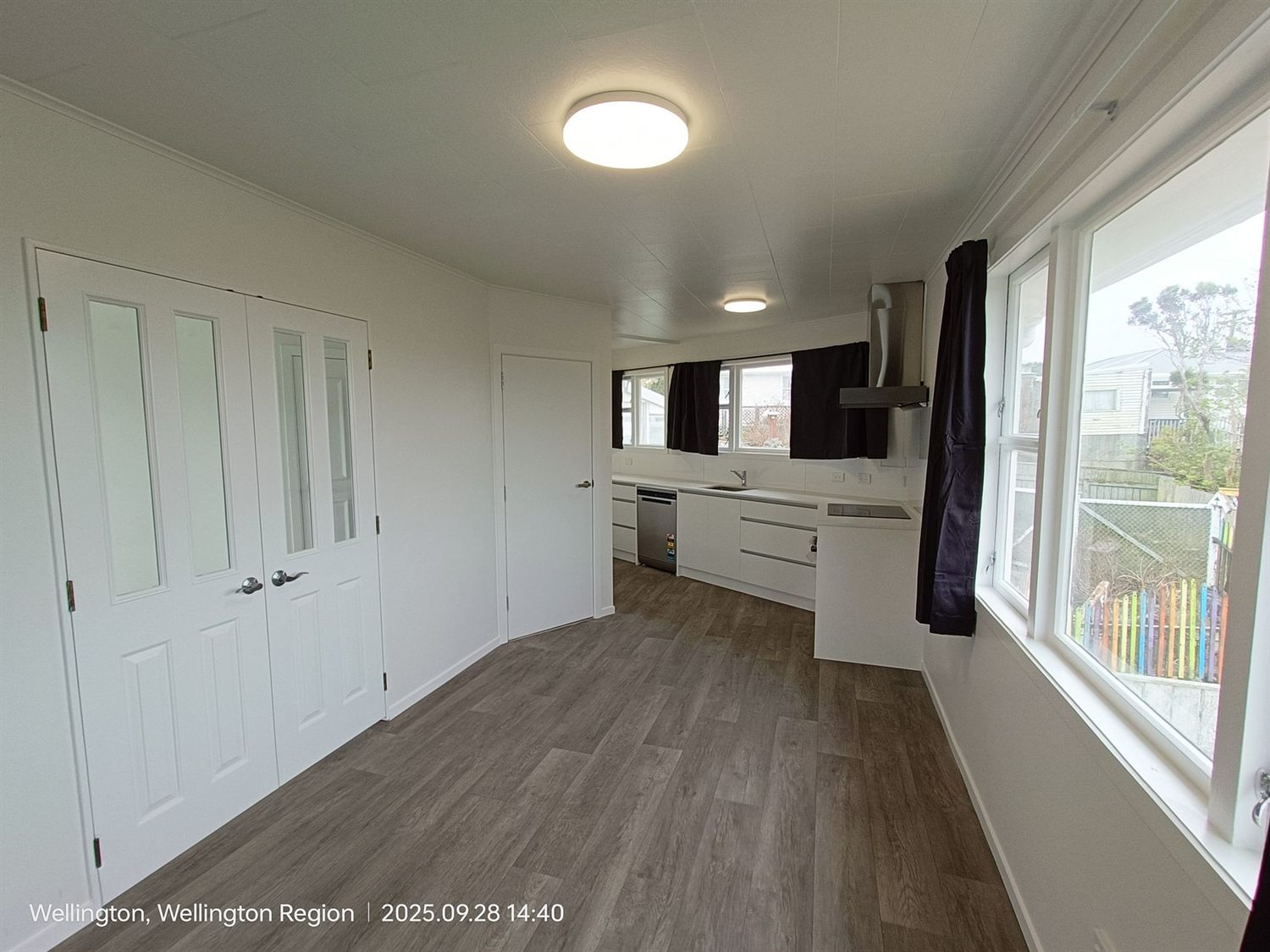 Finished open dining and kitchen area after the Newlands renovation