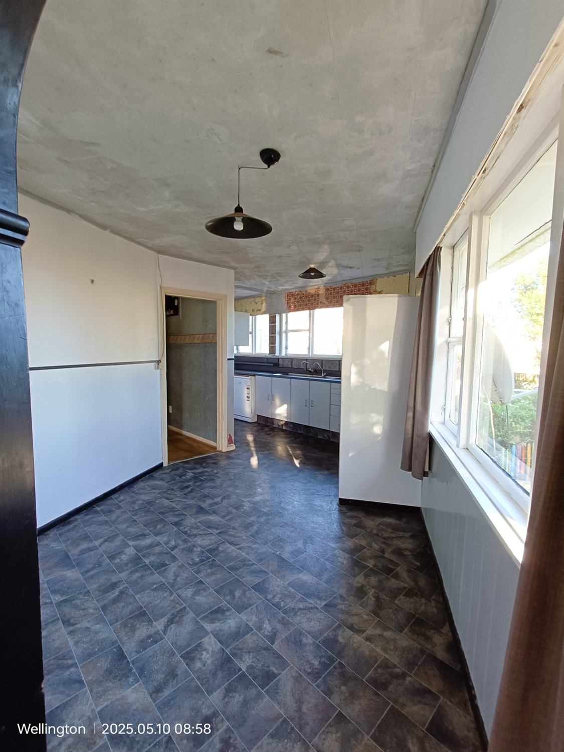 Kitchen and dining area before the Newlands renovation